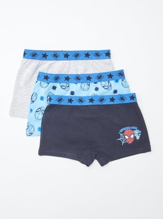 Lote de 3 boxers 'Homem-Aranha' 'Marvel'
