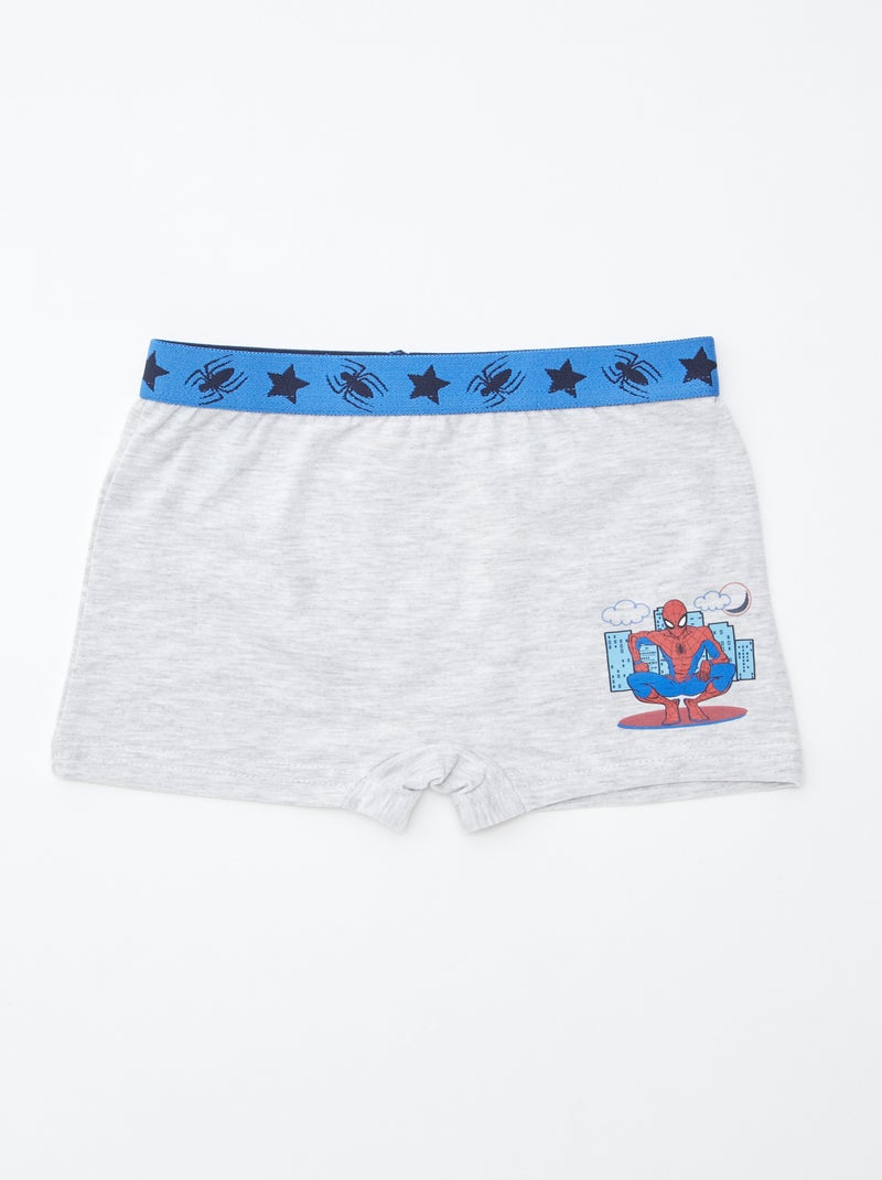 Lote de 3 boxers 'Homem-Aranha' 'Marvel' CINZA - Kiabi