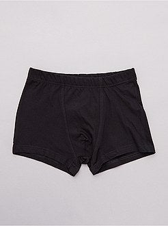 Lote de 3 boxers lisos - Kiabi