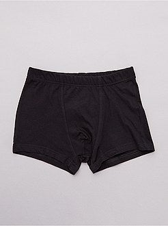 Lote de 3 boxers lisos - Kiabi