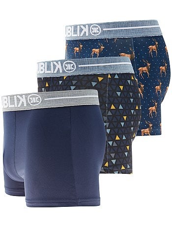 Lote de 3 boxers 'No Publik' - Kiabi