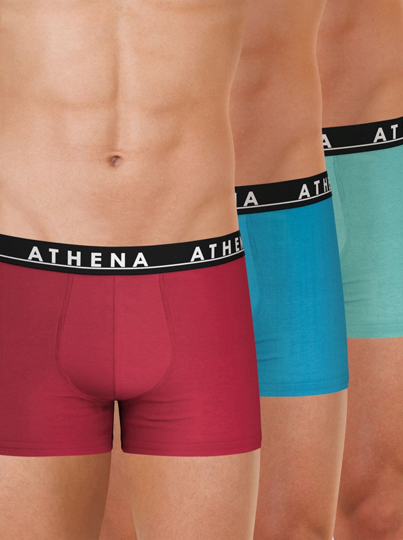 Lote de 3 boxers VERMELHO - Kiabi