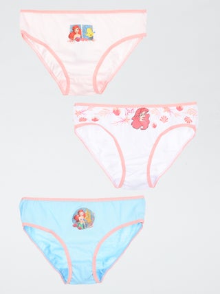 Lote de 3 cuecas 'Ariel' 'Disney'