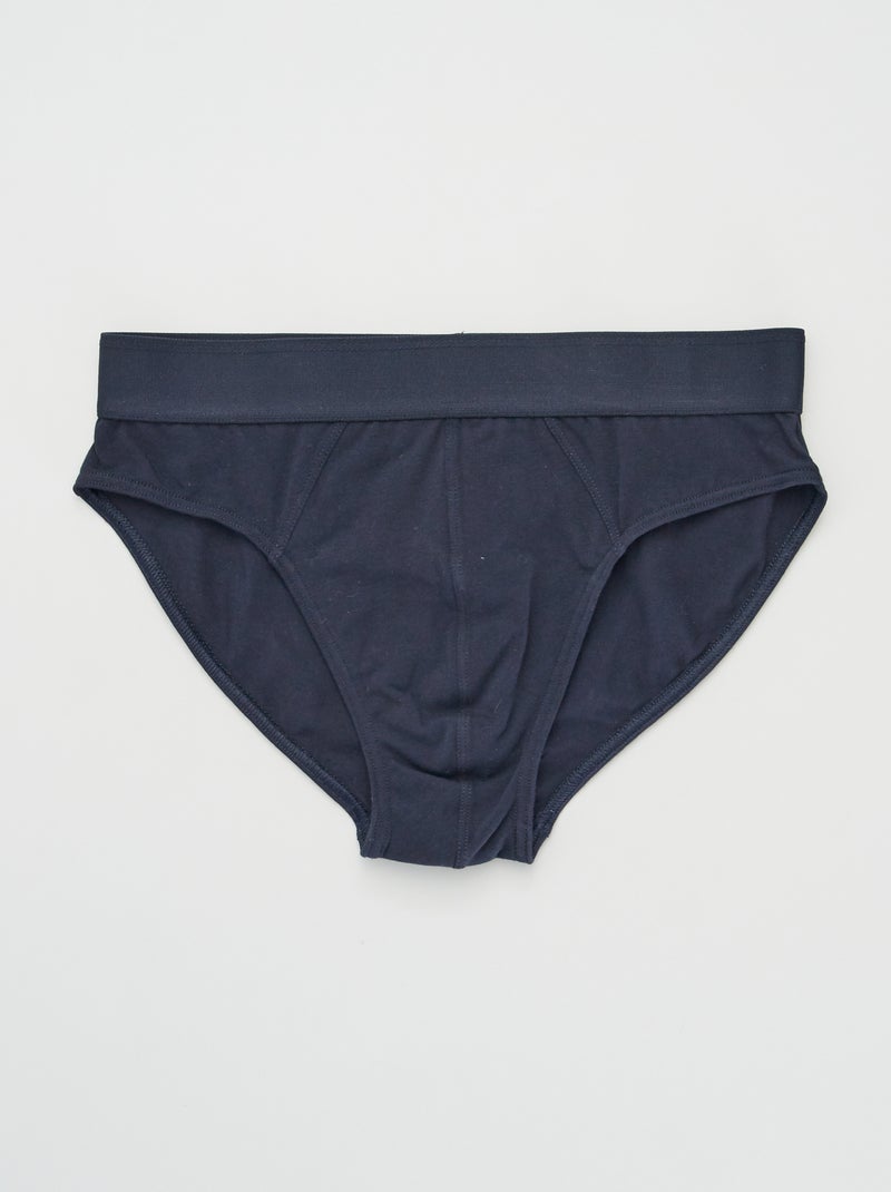 Lote de 3 cuecas AZUL - Kiabi