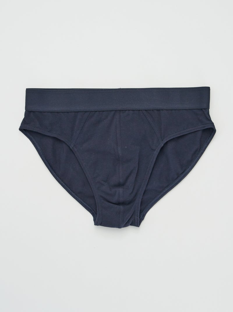 Lote de 3 cuecas AZUL - Kiabi