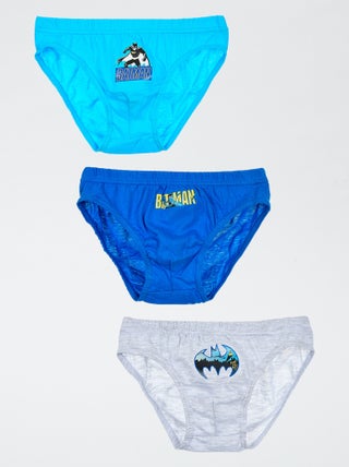 Lote de 3 cuecas 'Batman'