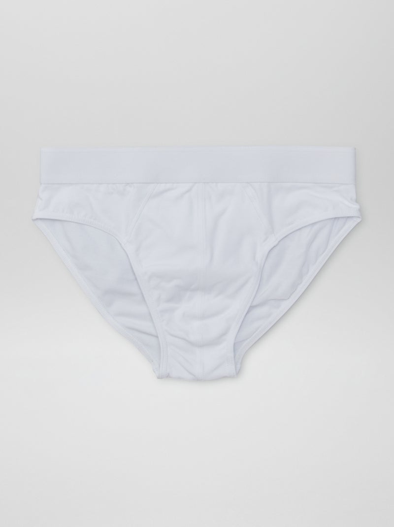 Lote de 3 cuecas BRANCO - Kiabi