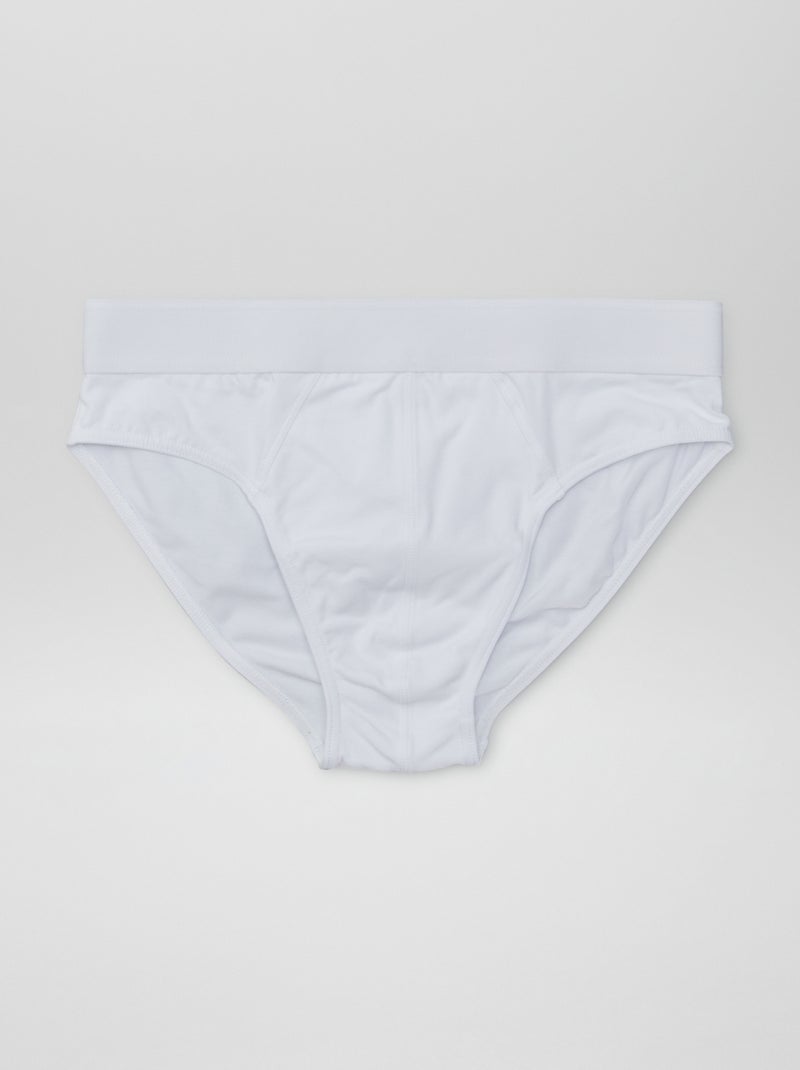 Lote de 3 cuecas BRANCO - Kiabi