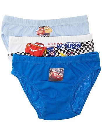 Lote de 3 cuecas 'Carros' - Kiabi