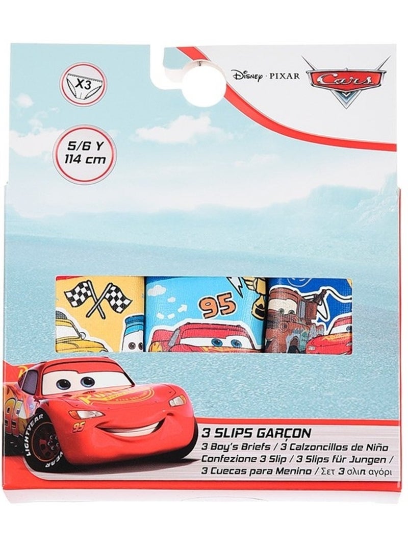 Lote de 3 cuecas cars menino | licença oficial Multicolorido - Kiabi