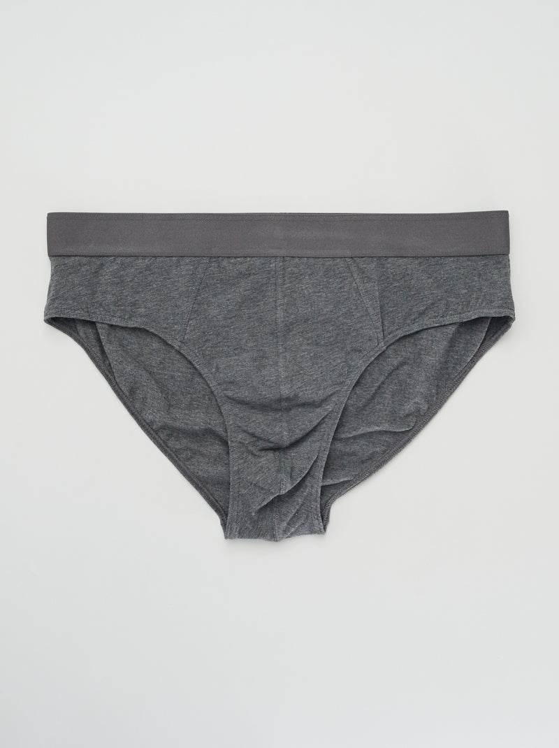 Lote de 3 cuecas CINZA - Kiabi