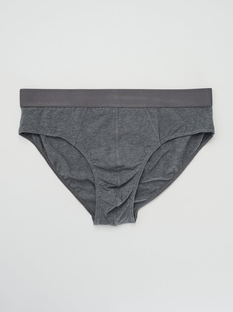 Lote de 3 cuecas CINZA - Kiabi