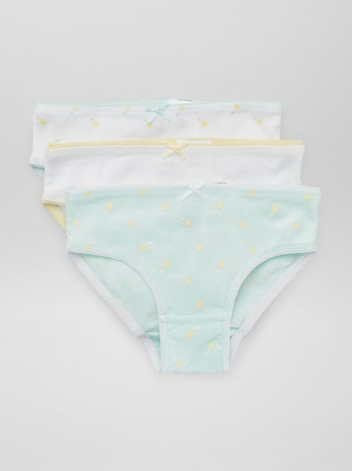 Lote de 3 cuecas com estampado - Kiabi