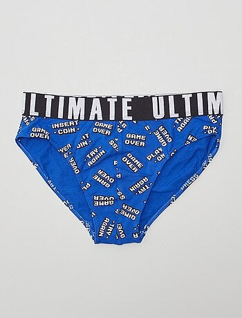 Lote de 3 cuecas com estampado