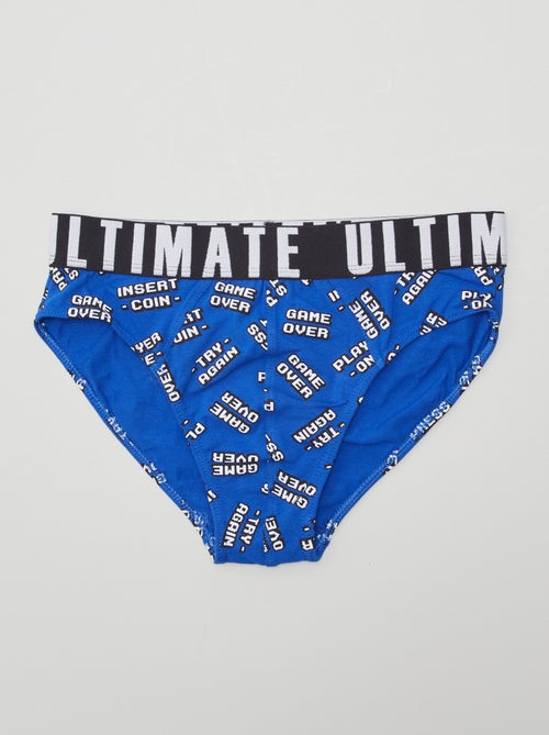 Lote de 3 cuecas com estampado - Kiabi