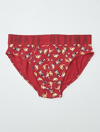 Lote de 3 cuecas com estampado