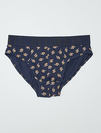 Lote de 3 cuecas com estampado
