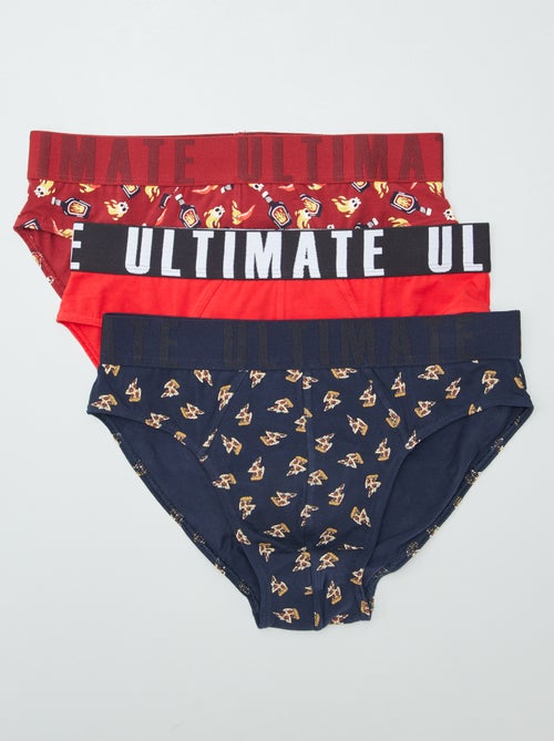 Lote de 3 cuecas com estampado - Kiabi