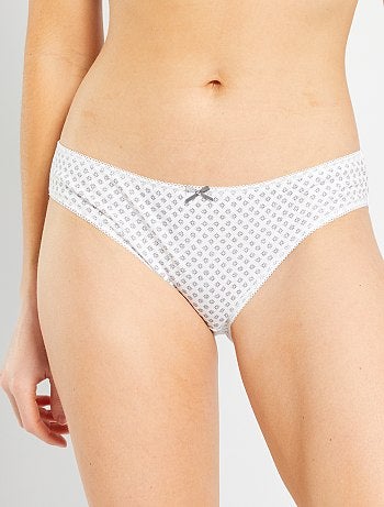 Lote de 3 cuecas de algodão com motivo fantasia - Kiabi