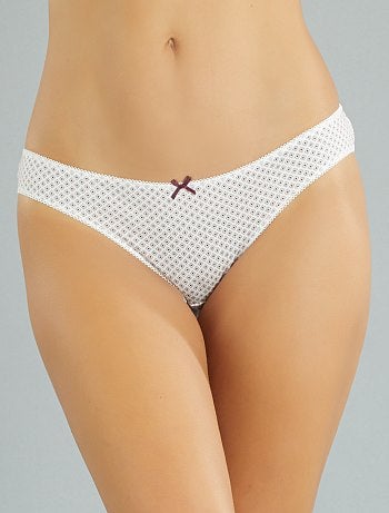 Lote de 3 cuecas de algodão com motivo fantasia - Kiabi