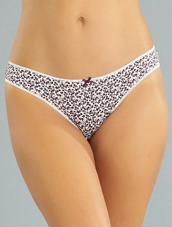 Lote de 3 cuecas de algodão com motivo fantasia - Kiabi