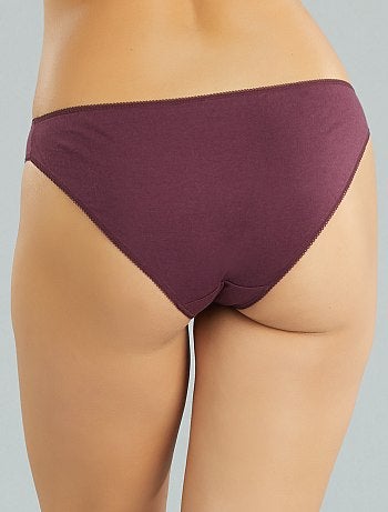 Lote de 3 cuecas de algodão com motivo fantasia - Kiabi