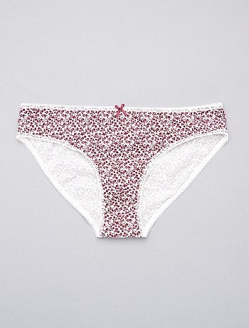 Lote de 3 cuecas de algodão com motivo fantasia - Kiabi