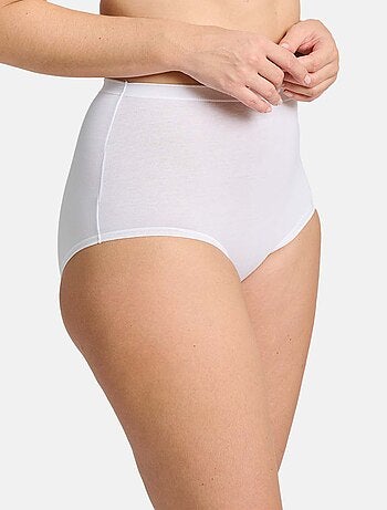 Lote de 3 cuecas de cintura subida 'Sans Complexe'