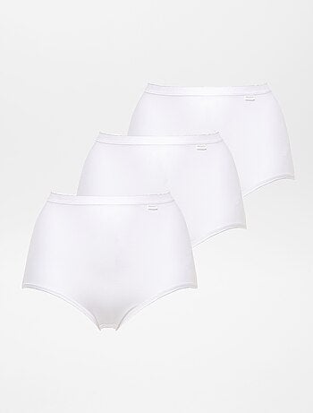 Lote de 3 cuecas de cintura subida 'Sans Complexe'