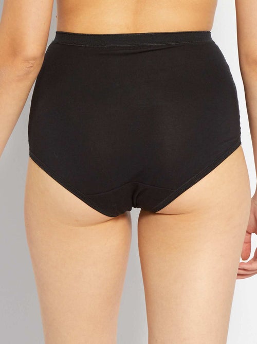 Lote de 3 cuecas de cintura subida 'Sans Complexe' - Kiabi