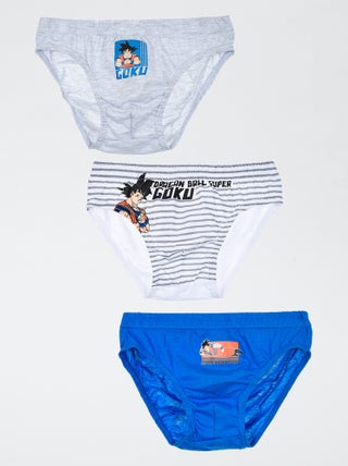 Lote de 3 cuecas 'Dragon Ball'