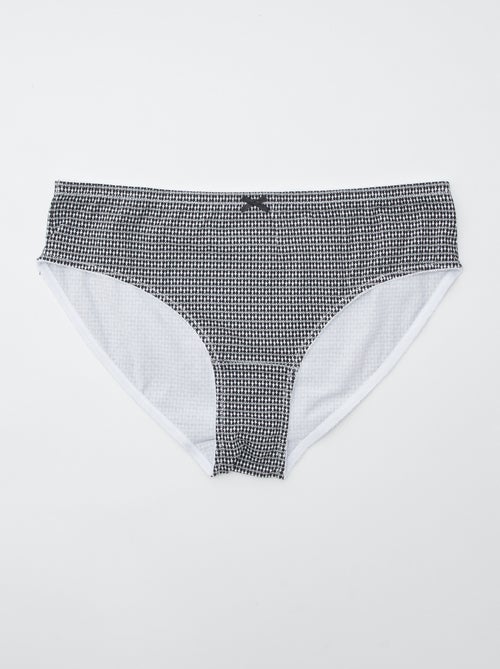 Lote de 3 cuecas em algodão elástico - Kiabi