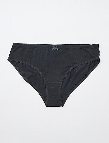 Lote de 3 cuecas em algodão elástico