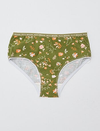 Lote de 3 cuecas estampadas 'Petit Béguin'
