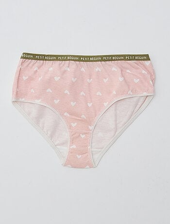 Lote de 3 cuecas estampadas 'Petit Béguin'