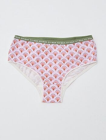Lote de 3 cuecas estampadas 'Petit Béguin'