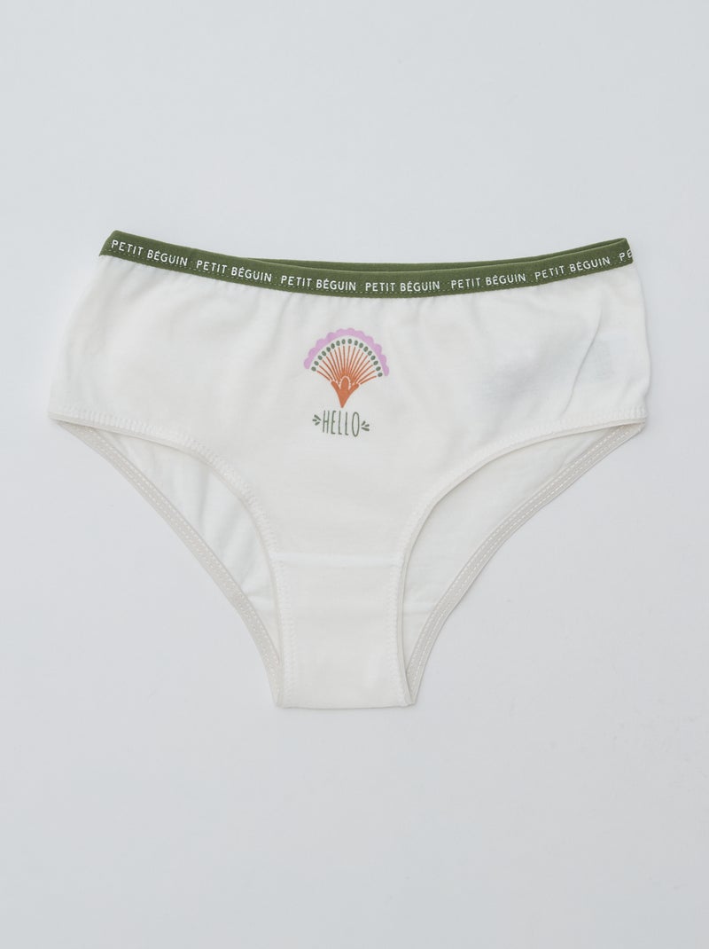 Lote de 3 cuecas estampadas 'Petit Béguin' Bege - Kiabi