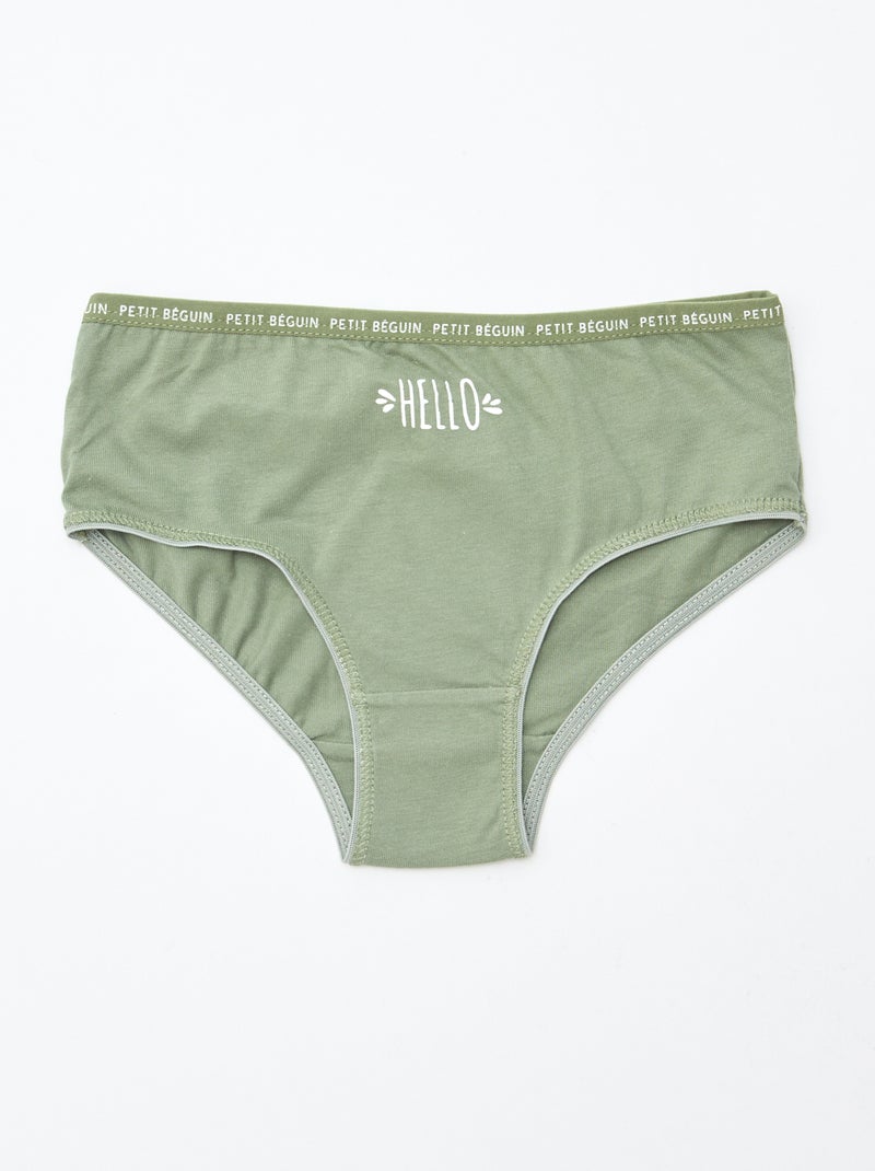 Lote de 3 cuecas estampadas 'Petit Béguin' Bege - Kiabi