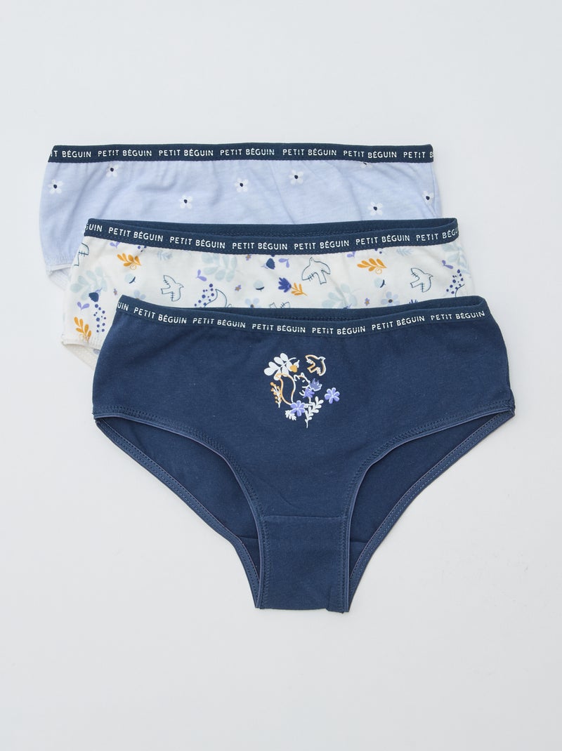 Lote de 3 cuecas estampadas 'Petit Béguin' Bege - Kiabi