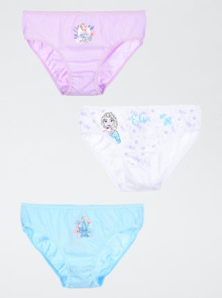 Lote de 3 cuecas 'Frozen'