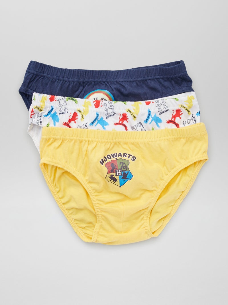 Lote de 3 cuecas 'Harry Potter' AMARELO - Kiabi