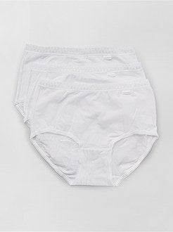 Lote de 3 cuecas MIDI 'Sans Complexe' - Kiabi