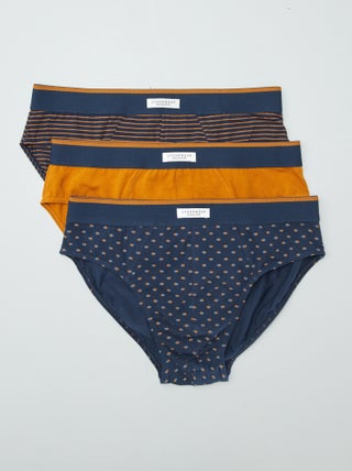 Lote de 3 cuecas para homem estampadas