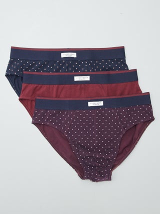 Lote de 3 cuecas para homem estampadas