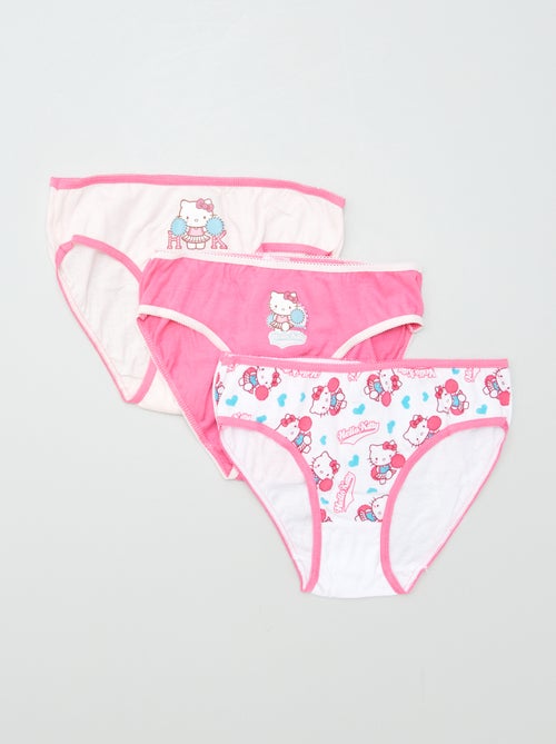 Lote de 3 cuecas para menina 'Hello Kitty' - Kiabi