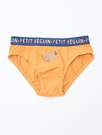 Lote de 3 cuecas para menino 'Petit Béguin'