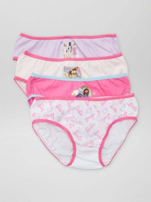 Lote de 3 cuecas para mulher 'Barbie' - Kiabi