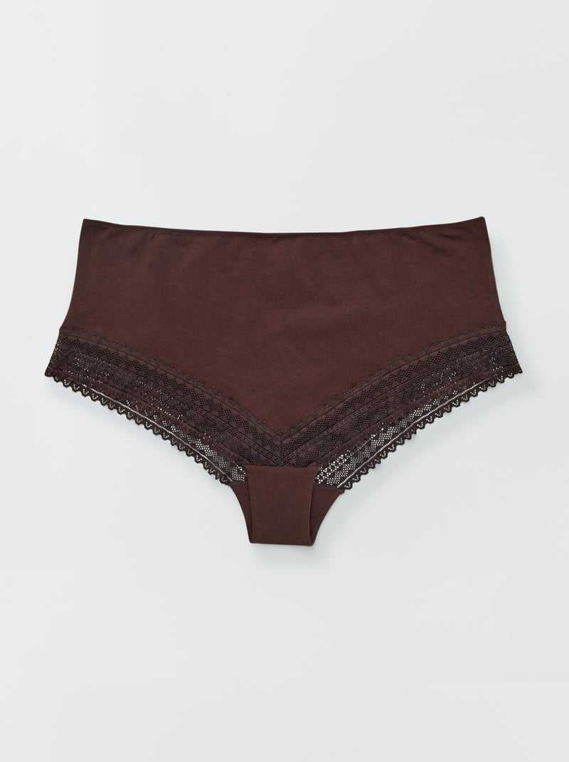 Lote de 3 cuecas para mulher BEGE - Kiabi