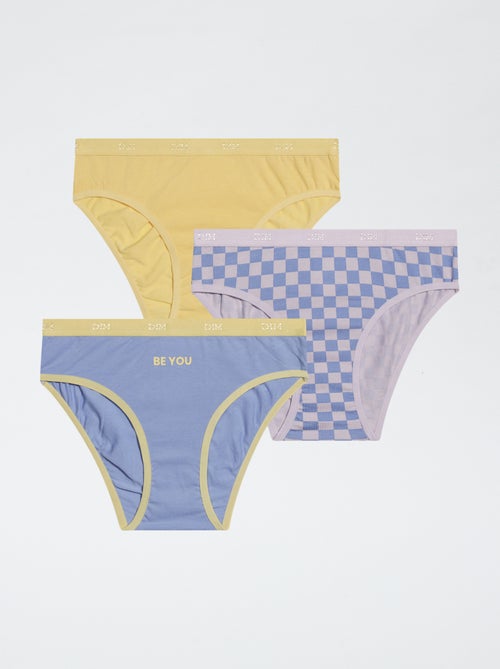 Lote de 3 cuecas para mulher 'Dim' - Kiabi