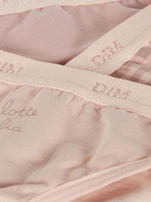 Lote de 3 cuecas para mulher 'Dim' - Kiabi